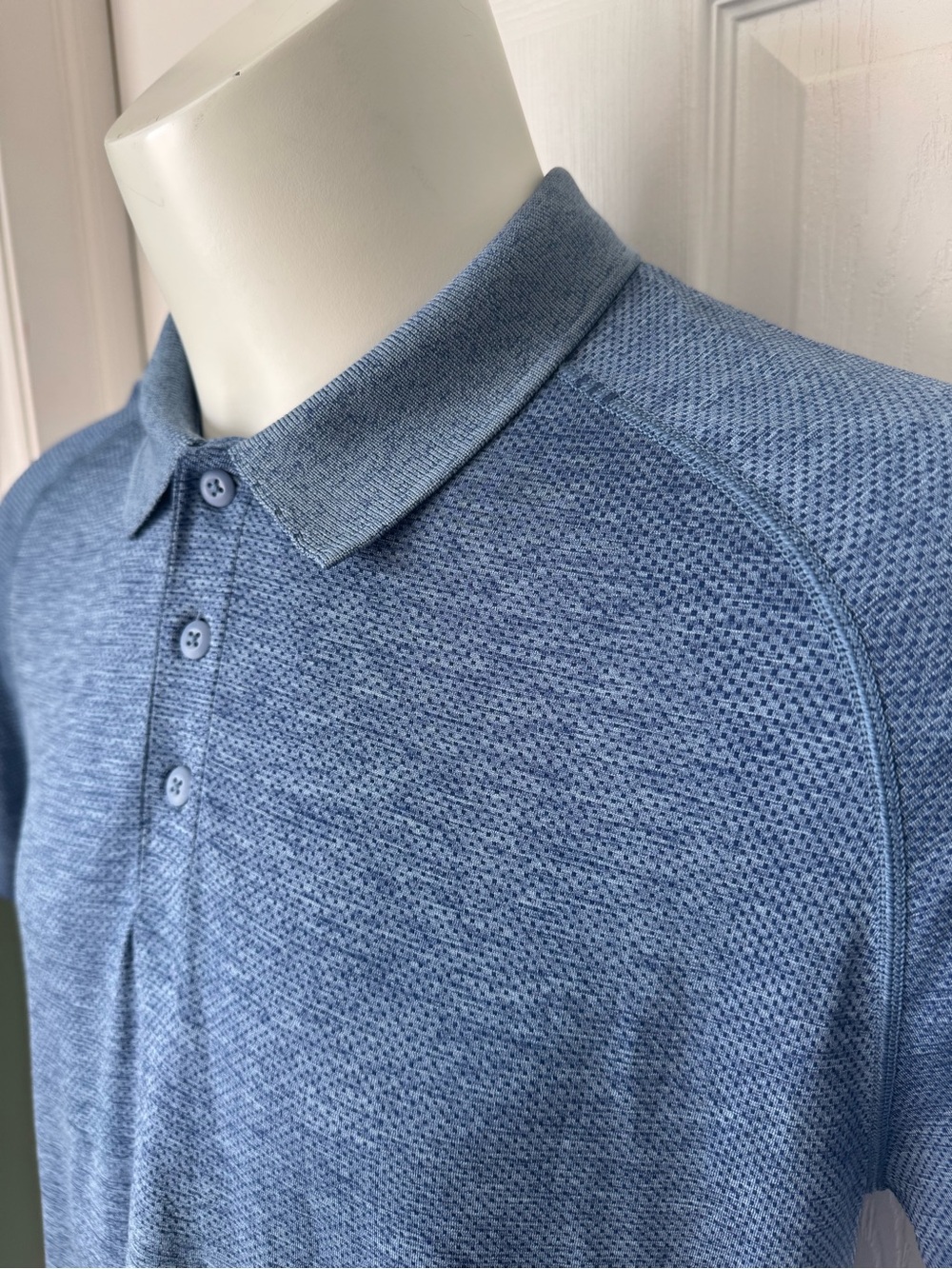 Mens Lululemon Metal Vent Tech Short Sleeve Polo Shirt Size XL Like New